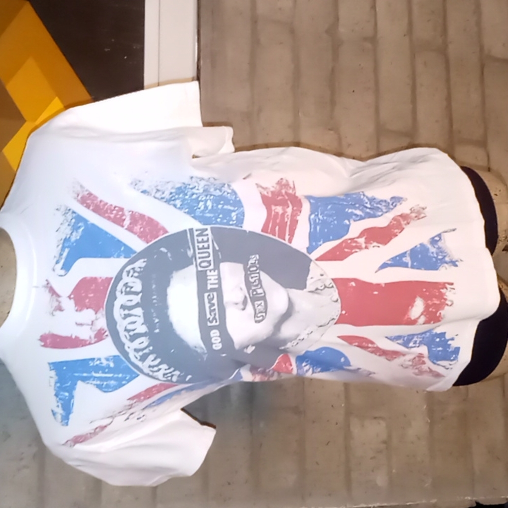 Sex pistols god save the queen size med t shirt 21
